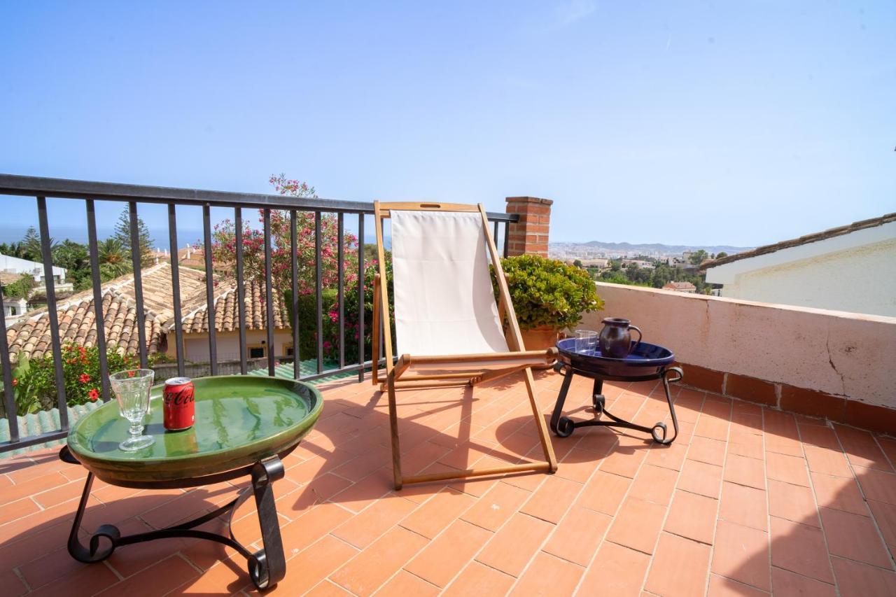 Casa Ancladero Big Rooftop Terrace, 2 Bedroom Guesthouse W Garden And View Fuengirola Extérieur photo
