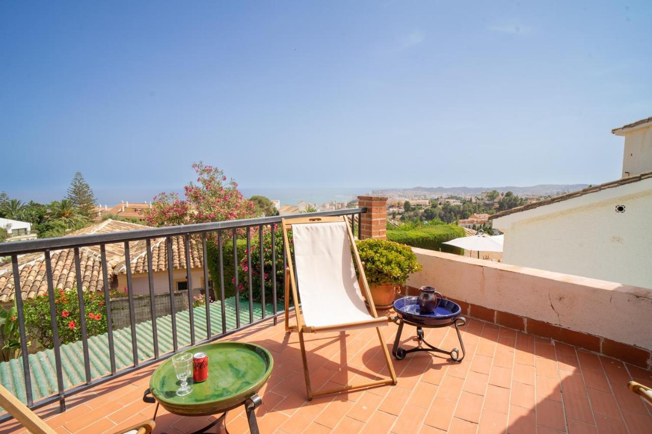 Casa Ancladero Big Rooftop Terrace, 2 Bedroom Guesthouse W Garden And View Fuengirola Extérieur photo