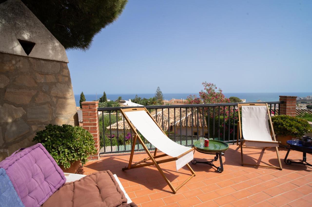 Casa Ancladero Big Rooftop Terrace, 2 Bedroom Guesthouse W Garden And View Fuengirola Extérieur photo