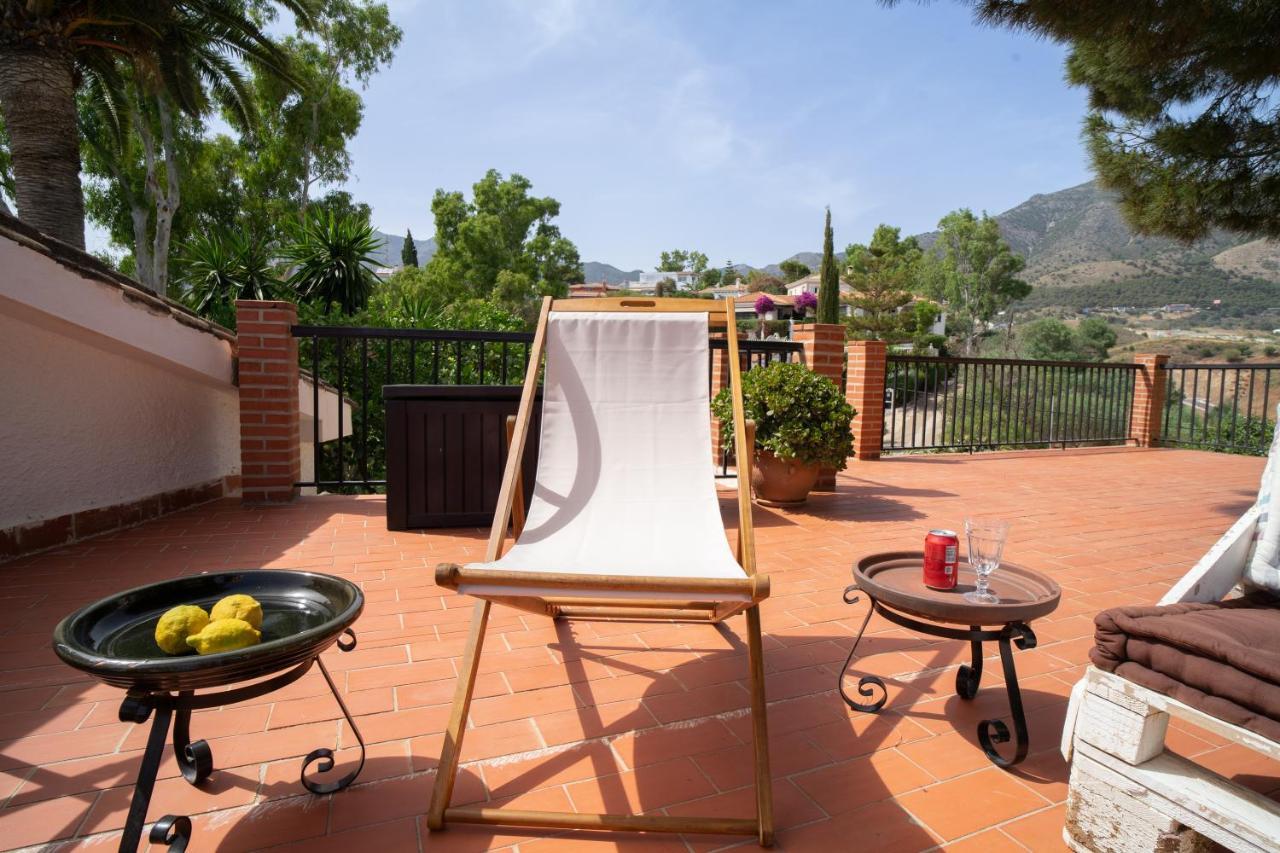 Casa Ancladero Big Rooftop Terrace, 2 Bedroom Guesthouse W Garden And View Fuengirola Extérieur photo